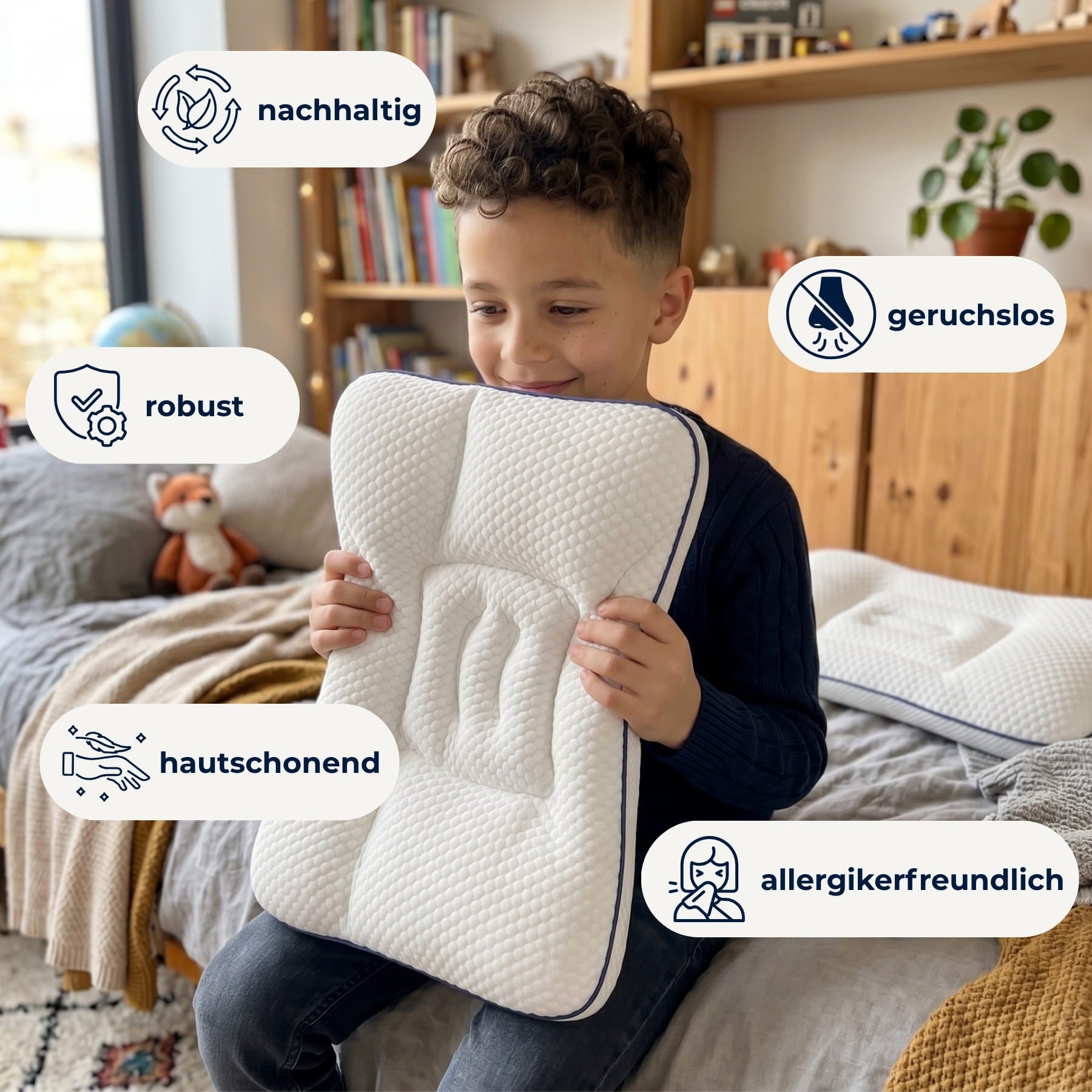 CloudRest™ | Ergonomisches Kinderkissen