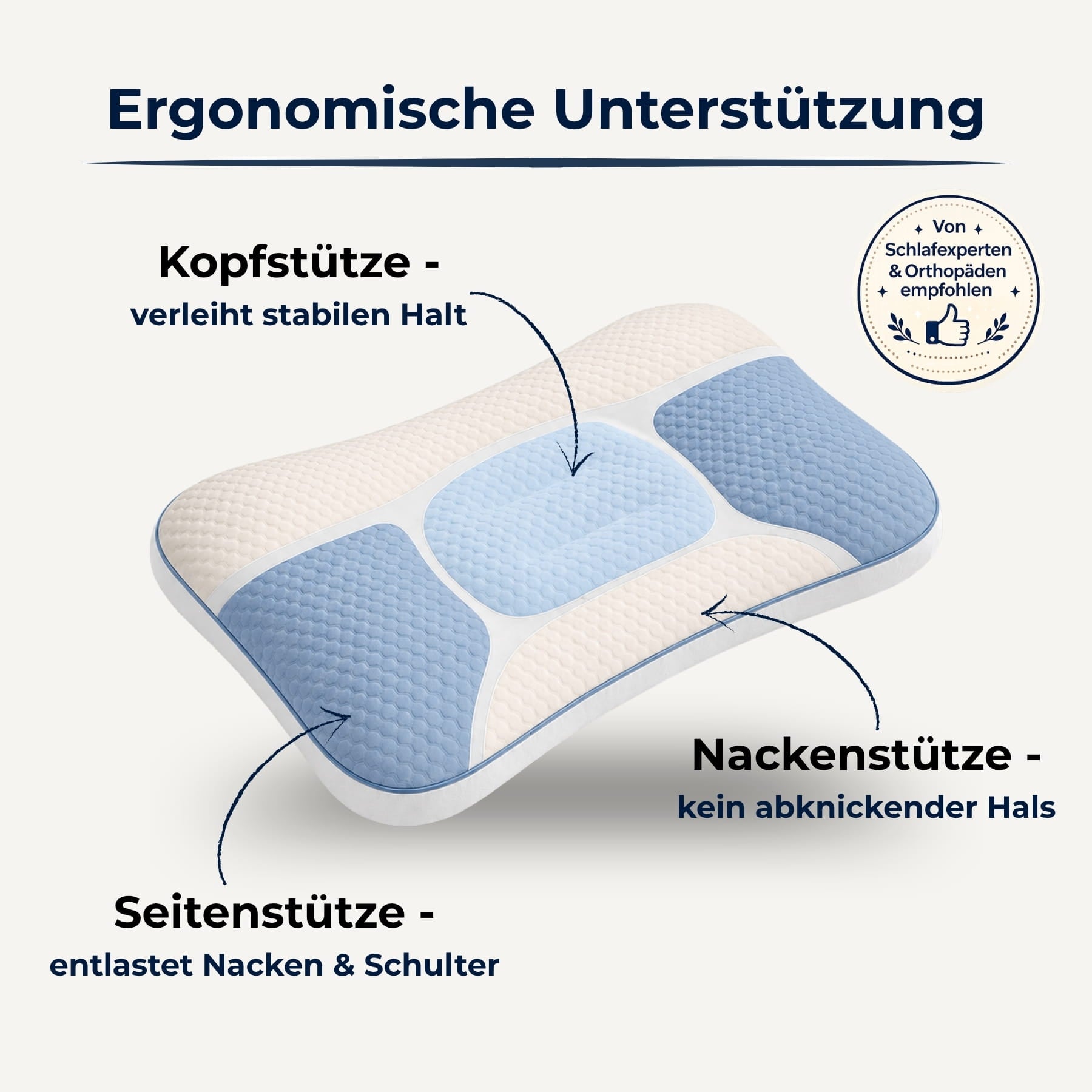 CloudRest™ | Ergonomisches Kinderkissen