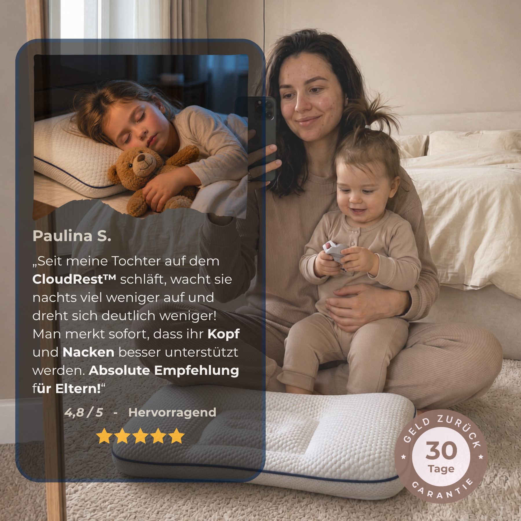 CloudRest™ | Ergonomisches Kinderkissen
