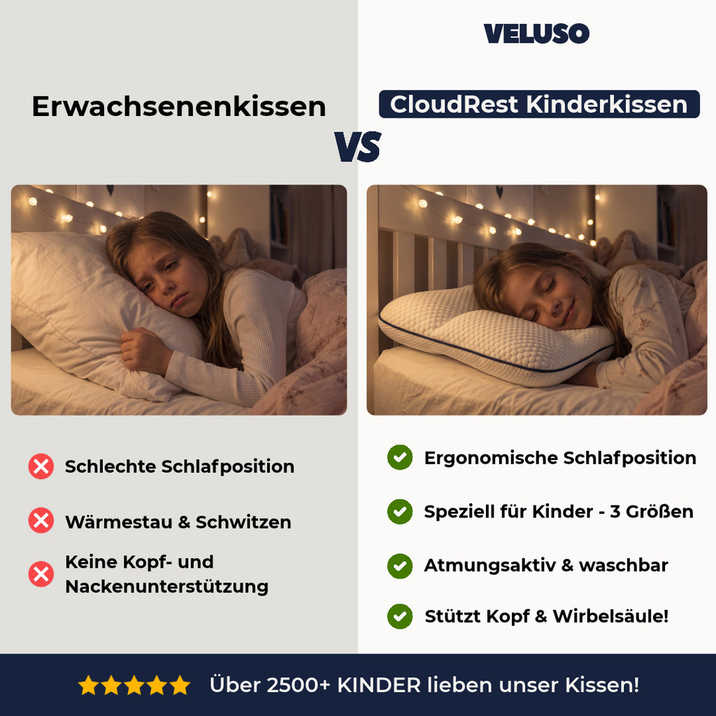 CloudRest™ | Ergonomisches Kinderkissen